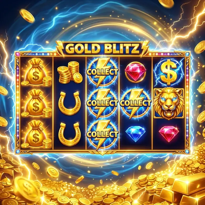 Gold Blitz demo play, slot features