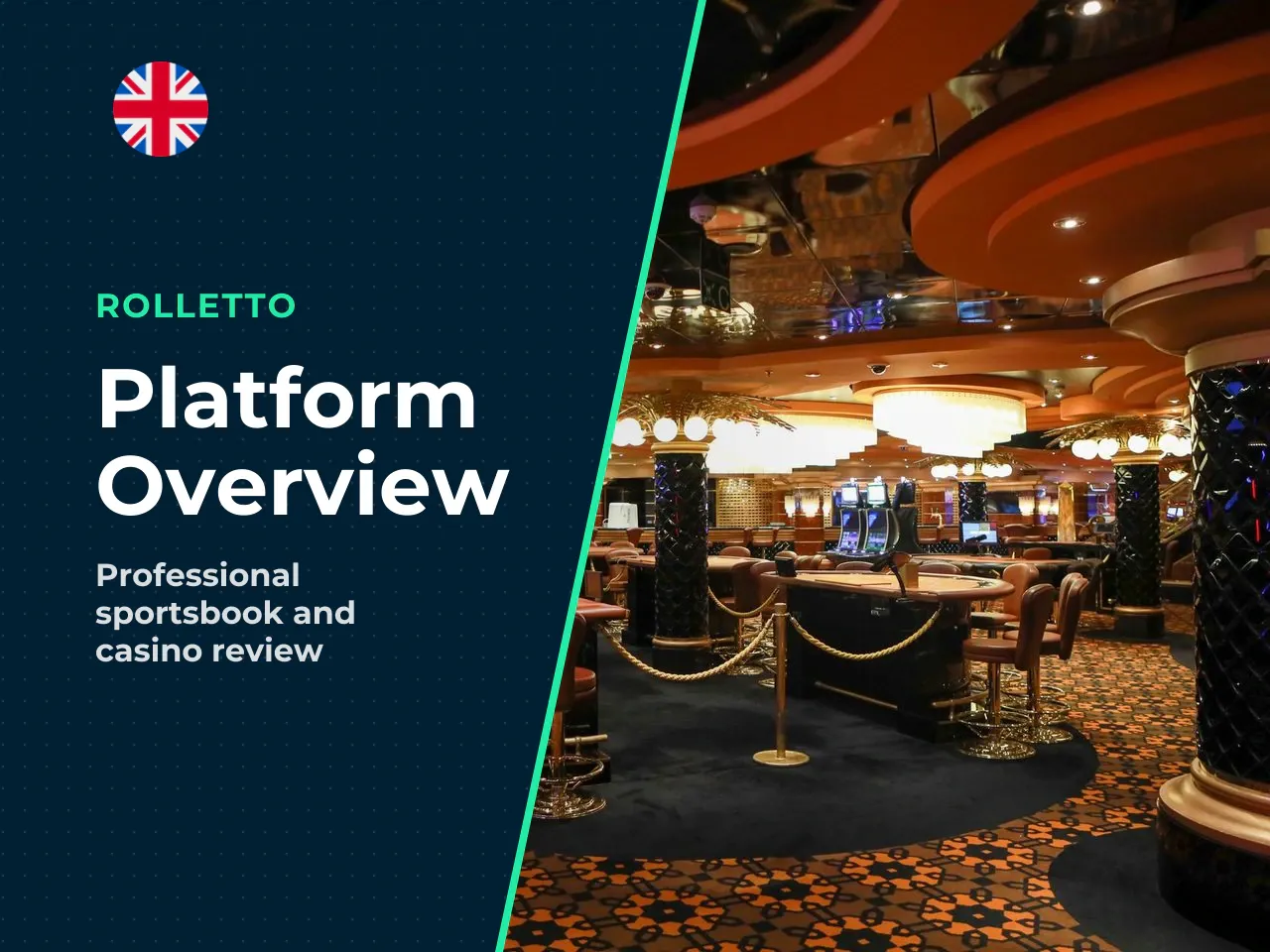 Rolletto Sportsbook and Casino Format. The